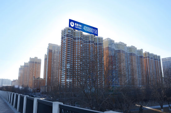 聯(lián)建光電沈陽金水花城LED光柵屏