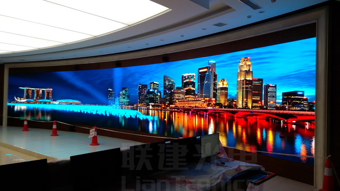 聯(lián)建光電小間距LED顯示屏為遼寧省高級人民法院陽光司法保駕護(hù)航